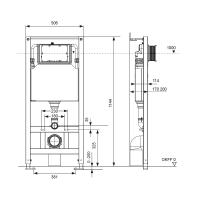 Застенный модуль TECEspring Profil_1